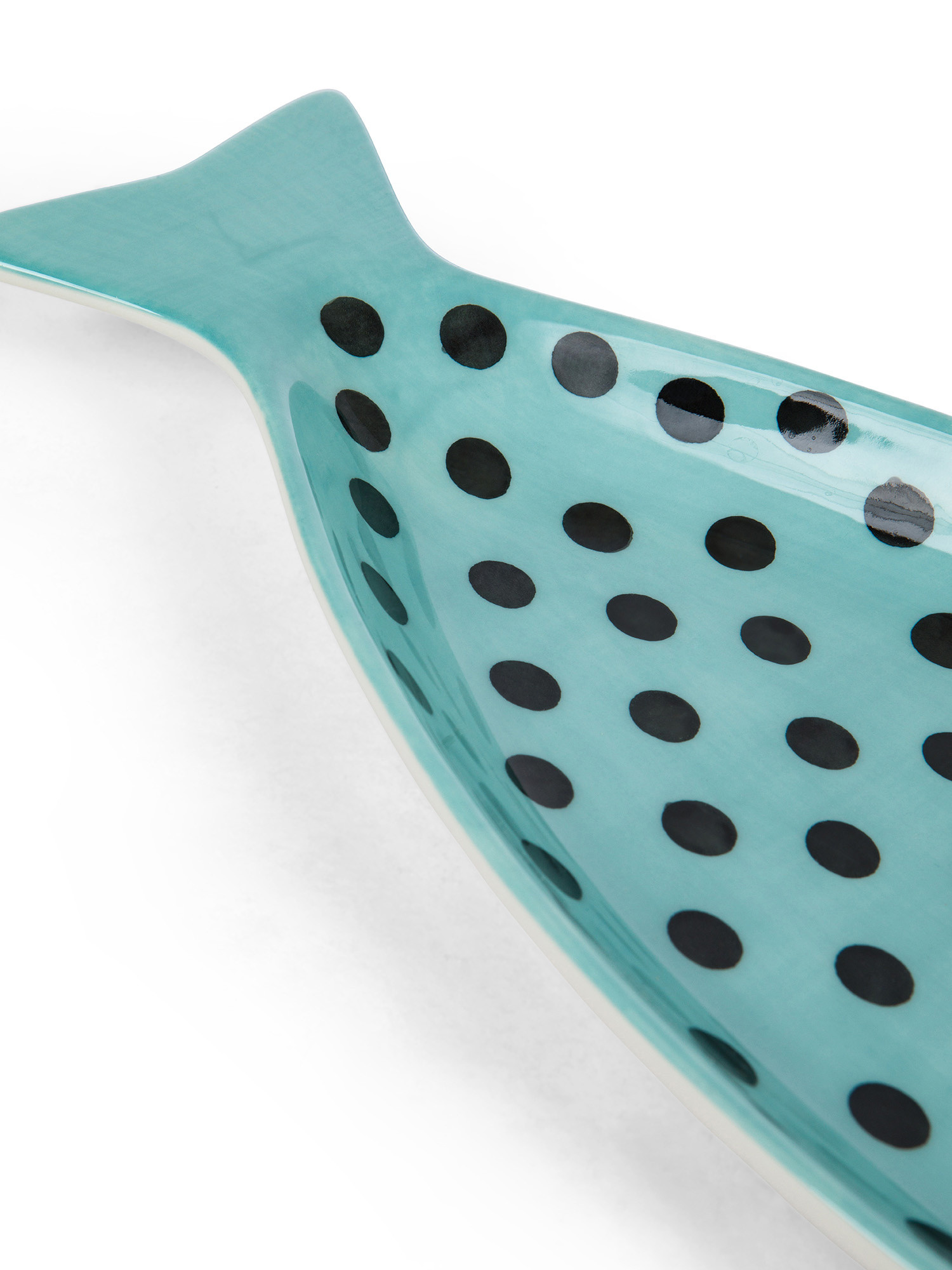 Piattino a forma di pesce, Azzurro, large image number 2