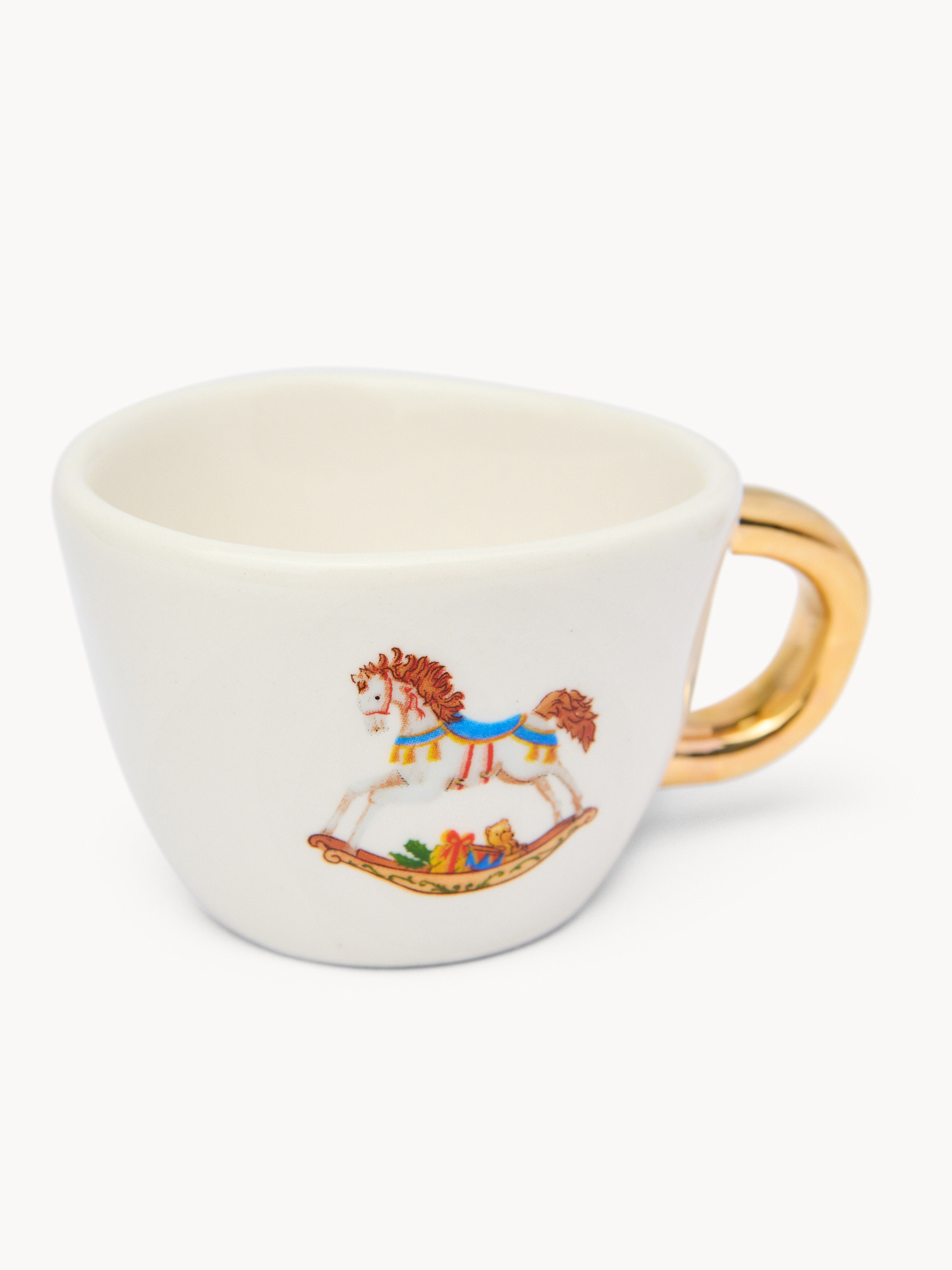 Tazze caffè in stoneware  decorato, Multicolor, large image number 1
