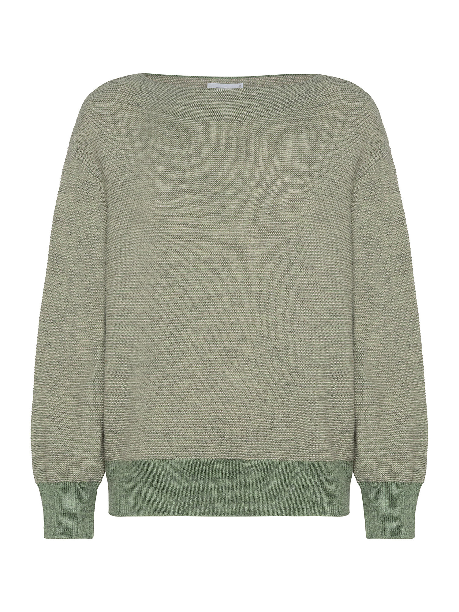 Two Tone Sweater, Green, large image number 0