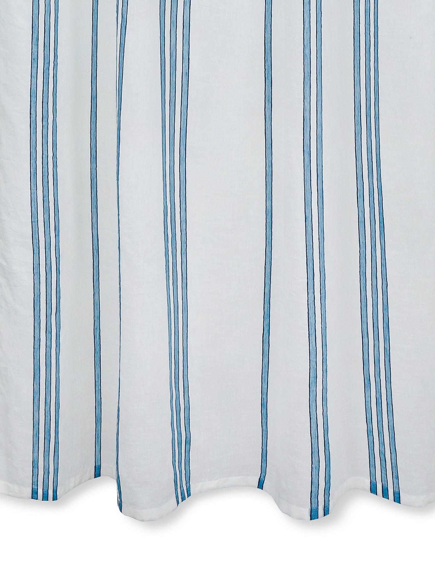 140x280 striped pattern curtain, Light Blue, large image number 1