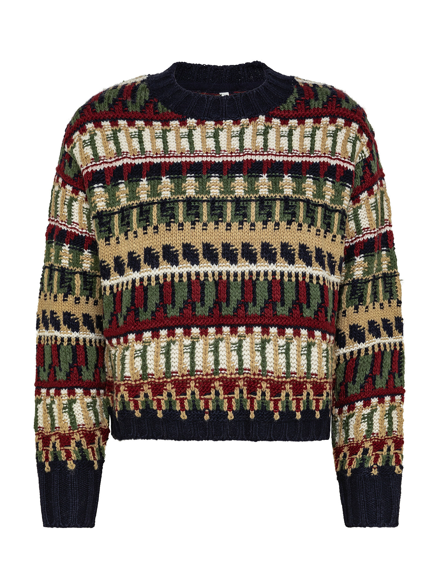 Barbara jacquard sweater, Multicolor, large image number 0