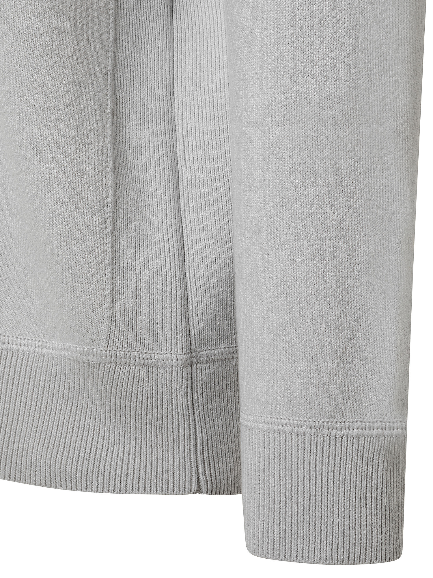 Felpa con cappuccio in maglia con cashmere, Bianco ghiaccio, large image number 2