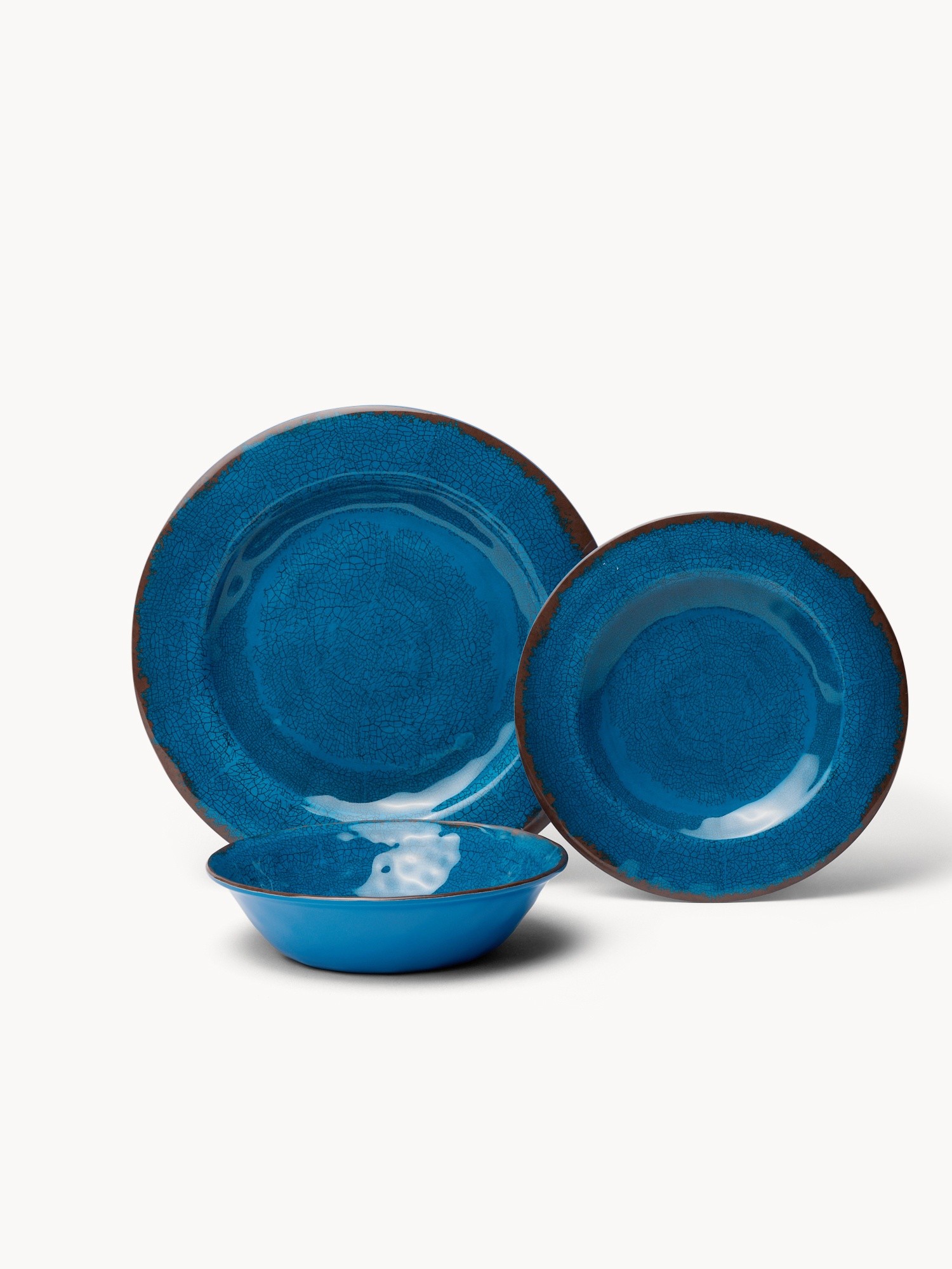 Blue Melamine Dinner Plate - Introductory Price, Blue, large image number 0