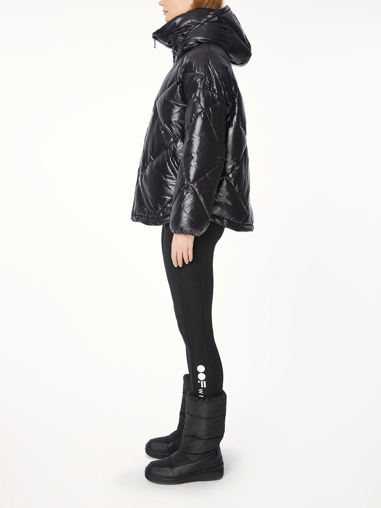 Oof Wear - Short oversized jacket with hood, Black, large image number 3