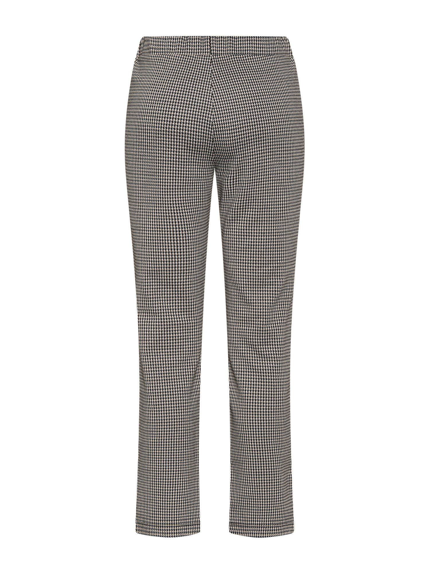 Koan - Regular fit micro houndstooth trousers, Black, large image number 1