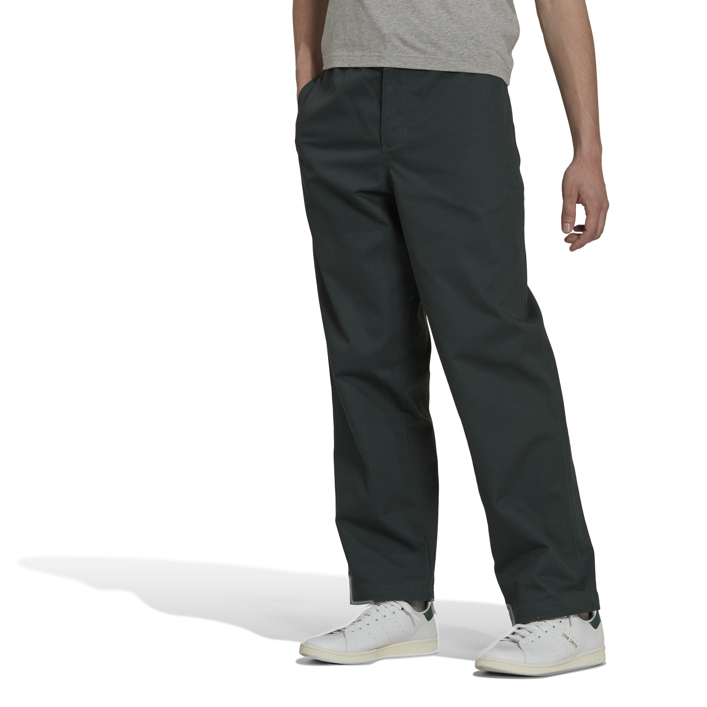 Adidas - Chino adicolor trousers, Dark Green, large image number 1
