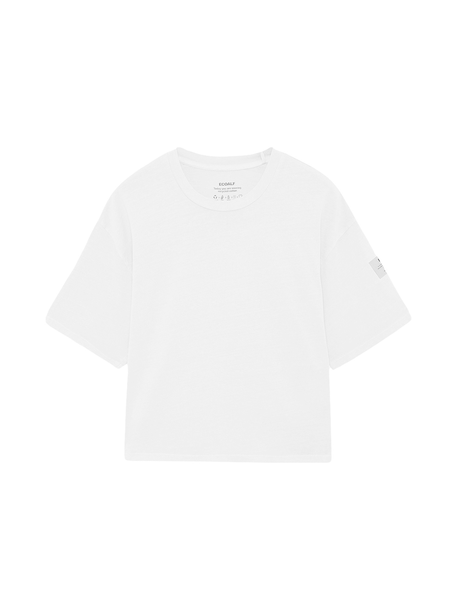 Ecoalf - Living oversized T-shirt, White, large image number 0