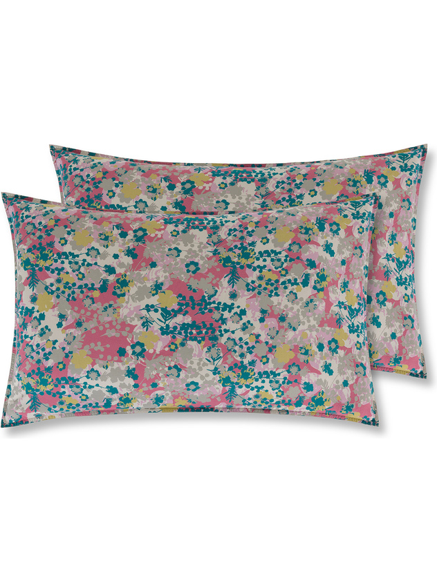Set of 2 printed cotton percale pillowcases Special Capsule SOCIETY Made in Italy for Coincasa