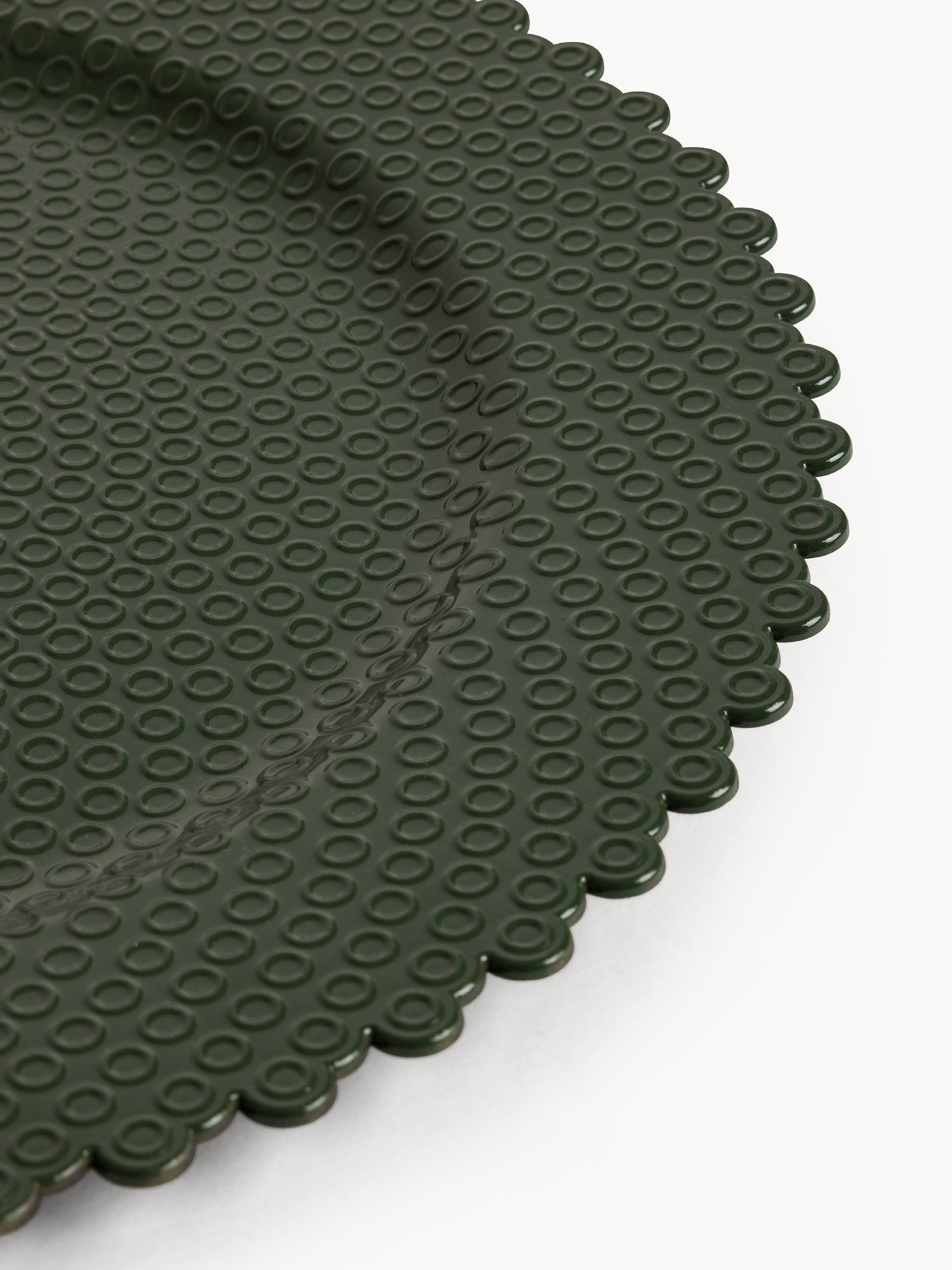 Sottopiatto in plastica, Verde, large image number 1