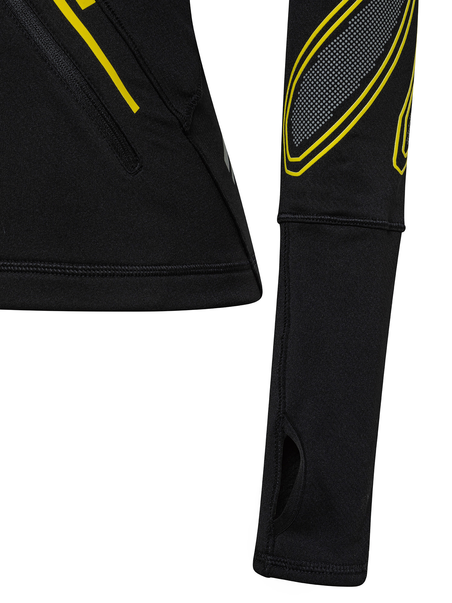 Adidas by Stella McCartney - TruePace Running Long Sleeve Training Jacket COLD.RDY, Black, large image number 2