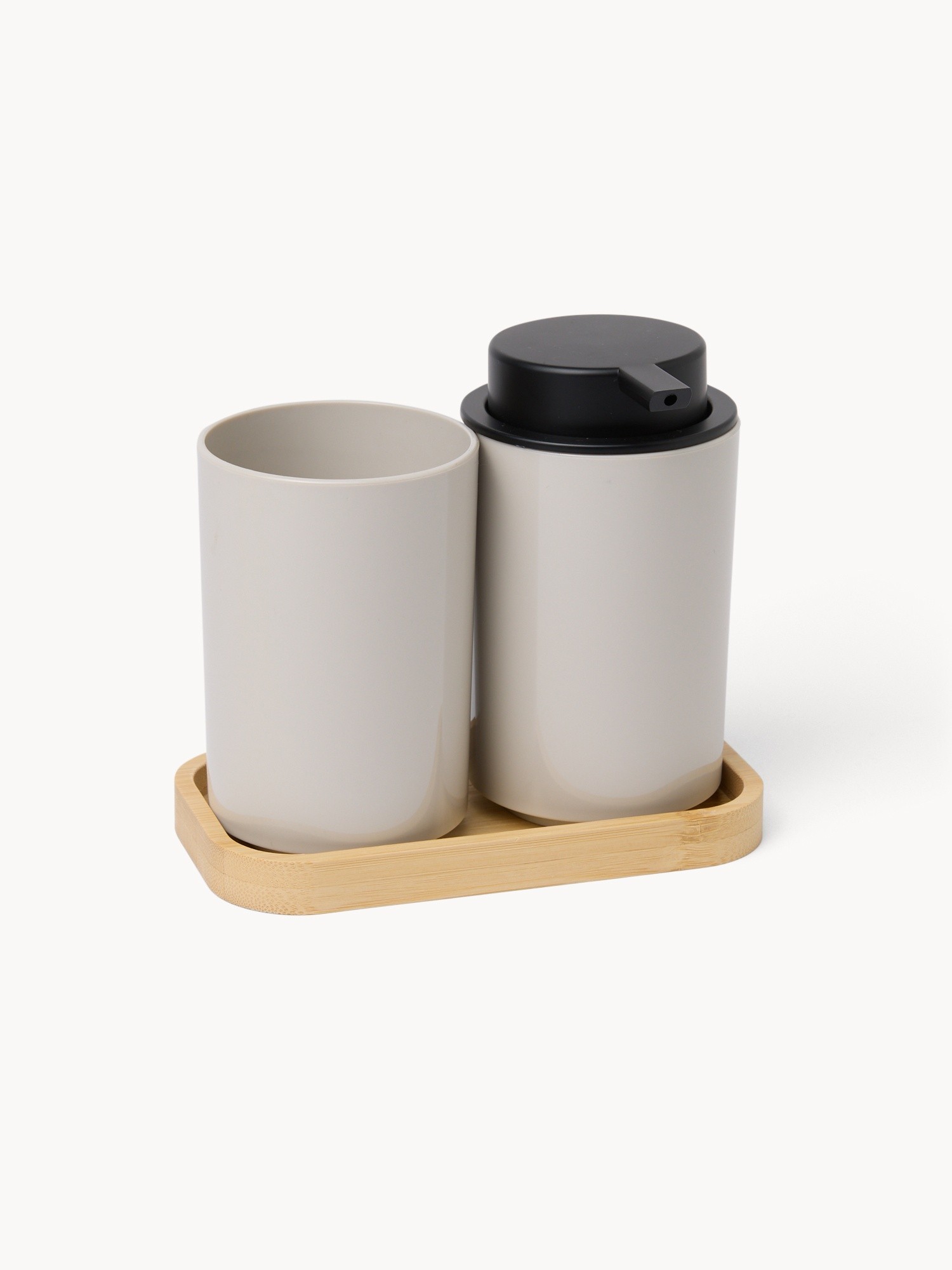 Bathroom Accessory Set - Introductory Price, Taupe Grey, large image number 0
