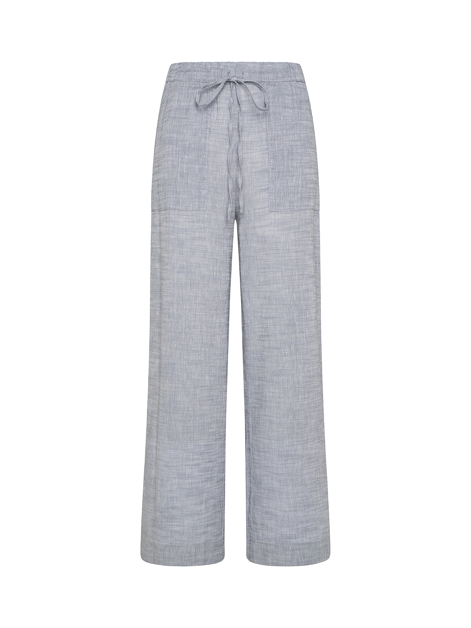 Pantalone in misto lino, Grigio chiaro, large image number 0