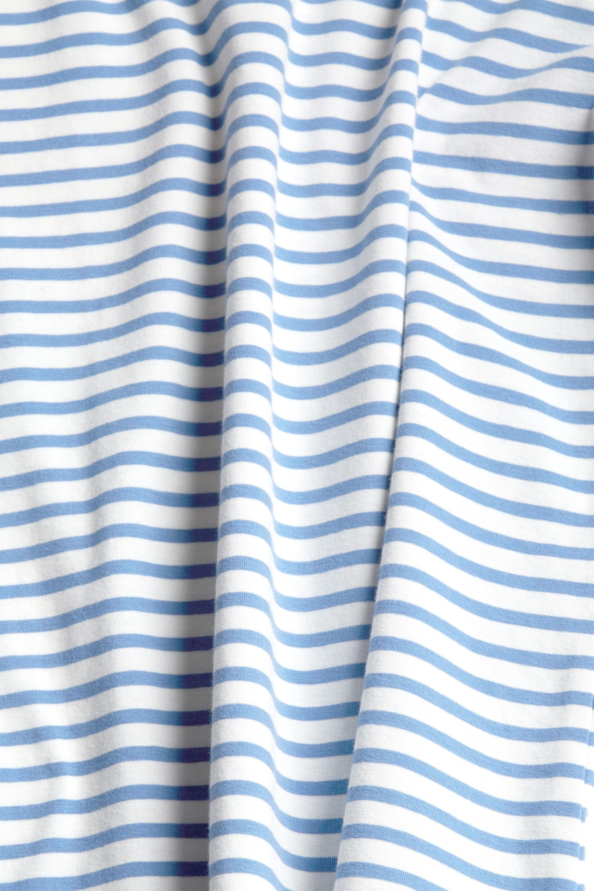 Striped T-shirt with three-quarter sleeves, White, large image number 2