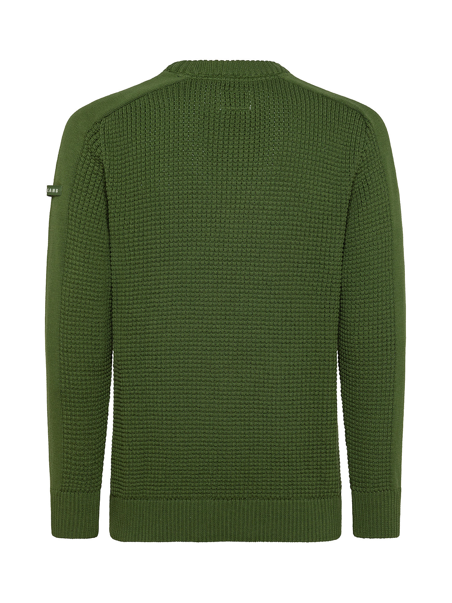 Moises contrast pullover, Dark Green, large image number 1