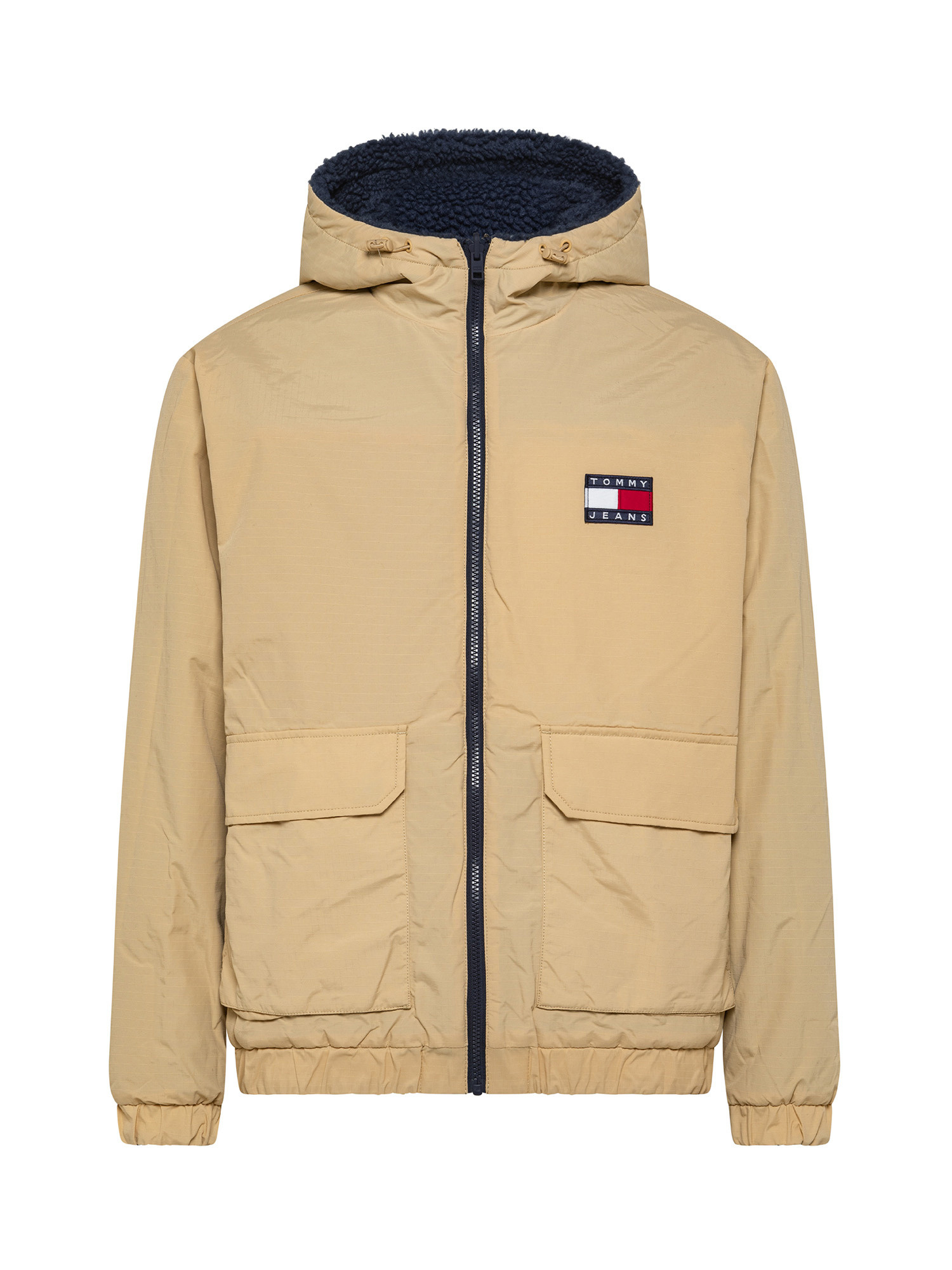 Reversible sherpa jacket, Blue, large image number 1