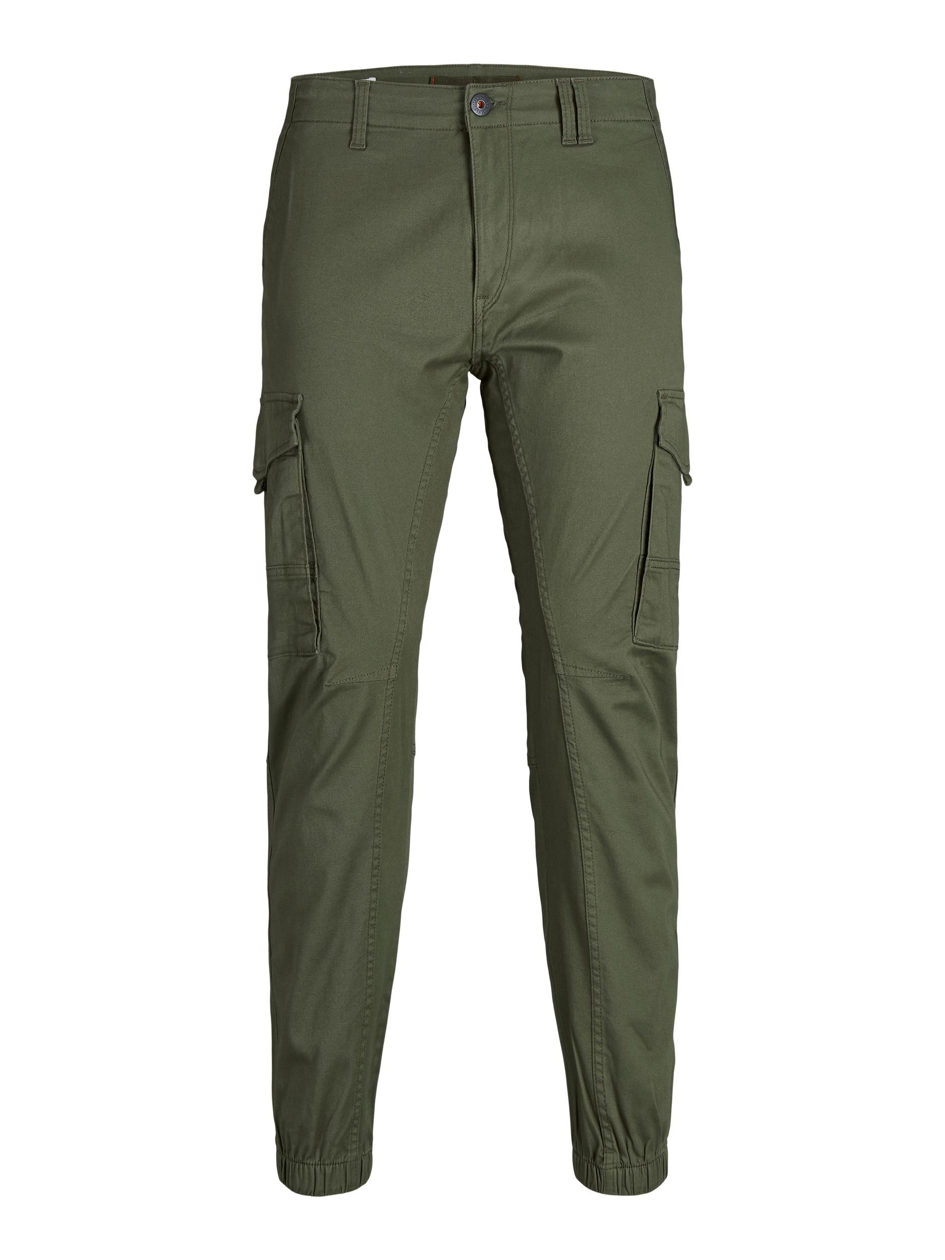 Pantaloni uomo cargo, Verde, large image number 0