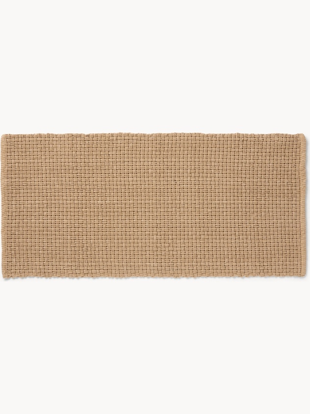 Tappeto bagno lungo in ciniglia effetto intrecciato - Prezzo di lancio