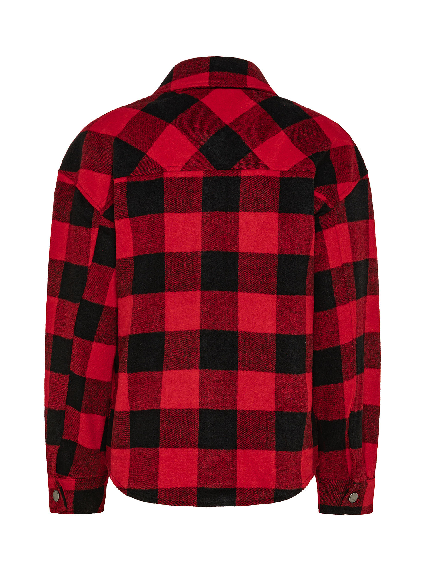Giacca in fantasia tartan, Rosso, large image number 1