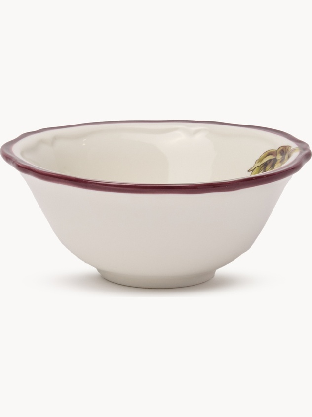 Coppetta in stoneware decoro carciofi