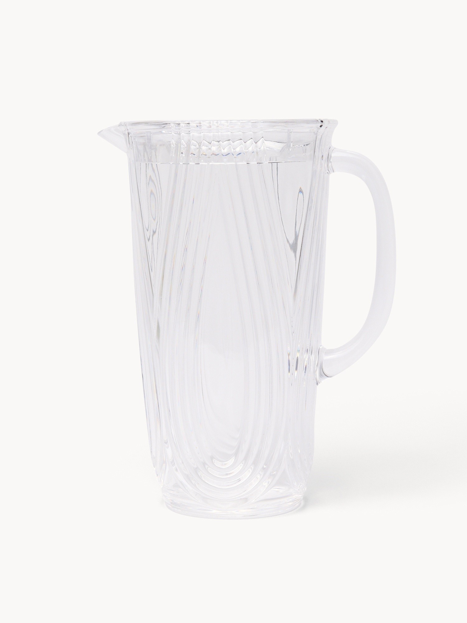 Clear Plastic Carafe - Introductory Price, Transparent, large image number 0