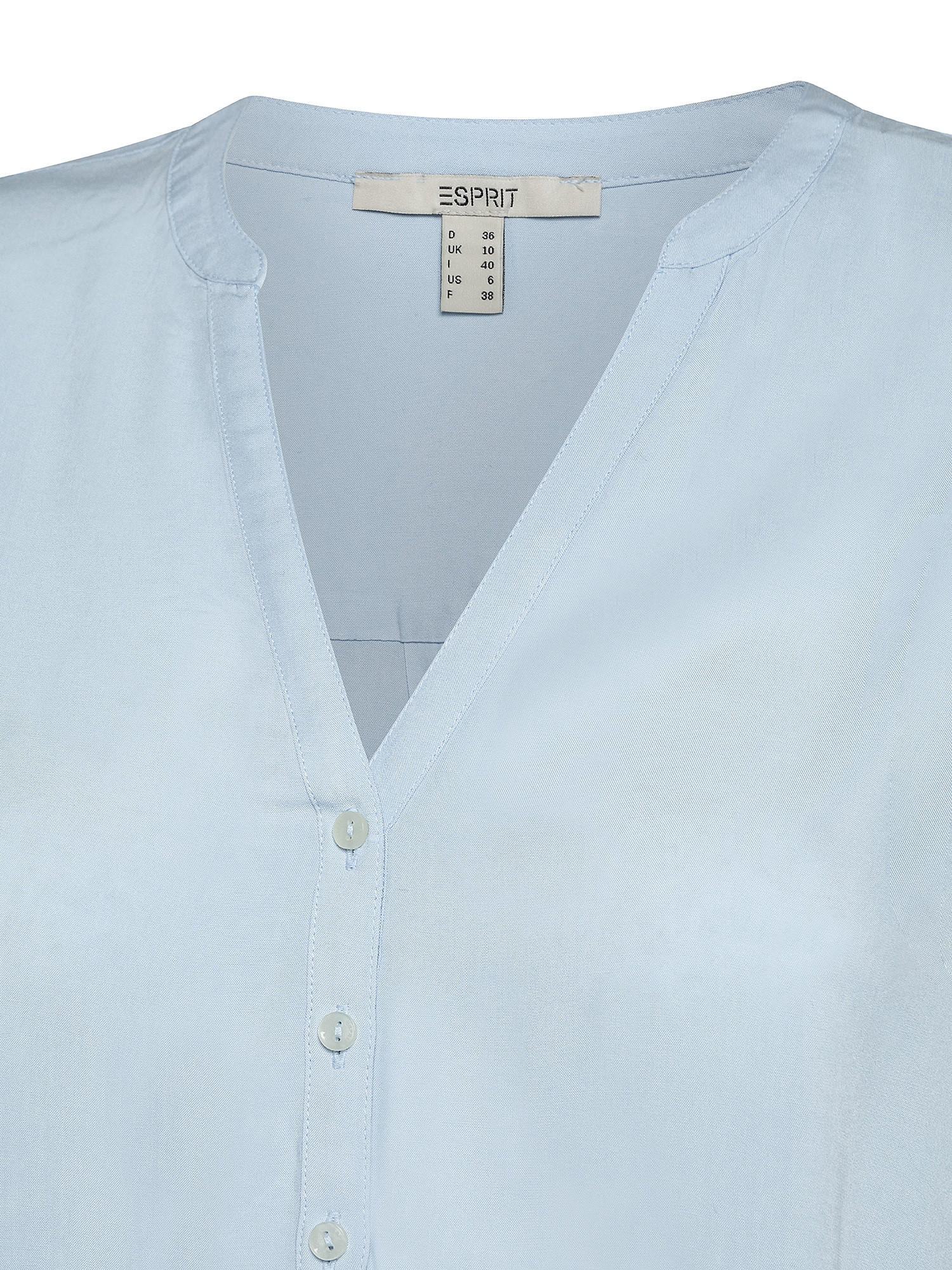 Blusa con maniche regolabili, Azzurro, large image number 2