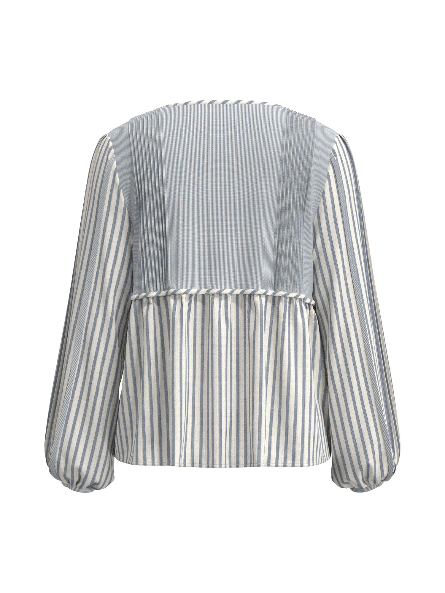 Pepe Jeans - Striped blouse, Light Blue, large image number 1