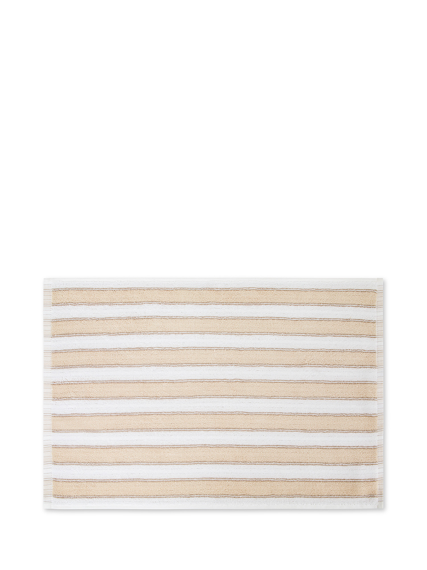 Pure cotton terry towel., Beige, large image number 1