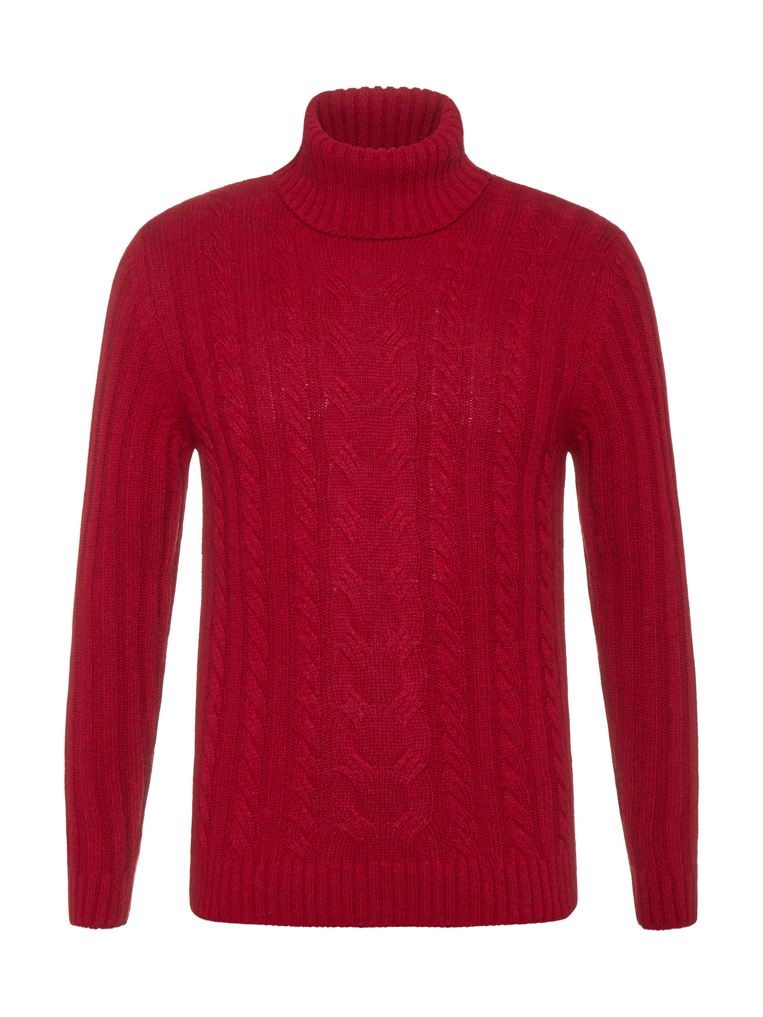 Luca D'Altieri - Recycled wool turtleneck, Red, large image number 0