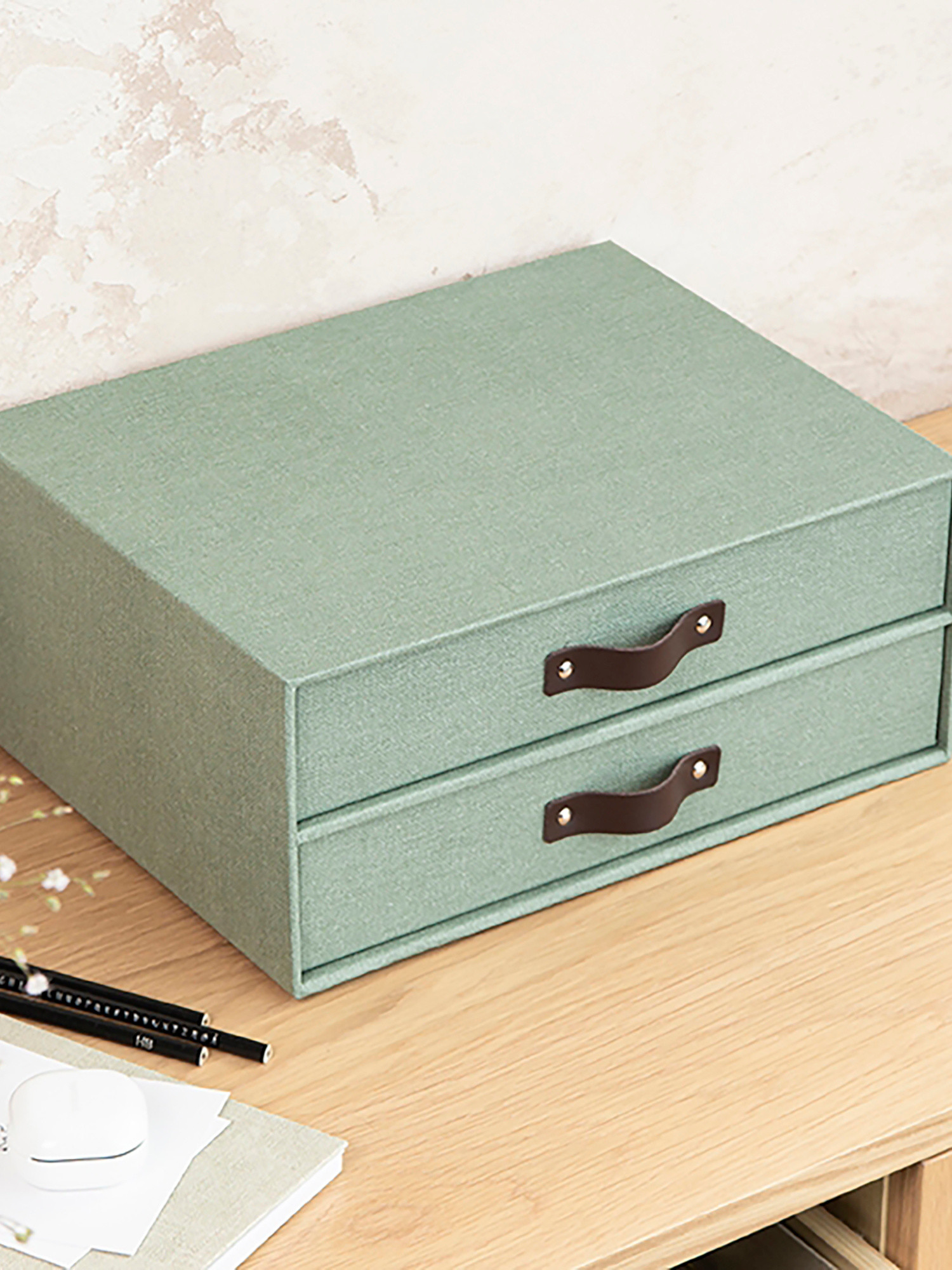 Birger desk drawer unit, Green, large image number 0
