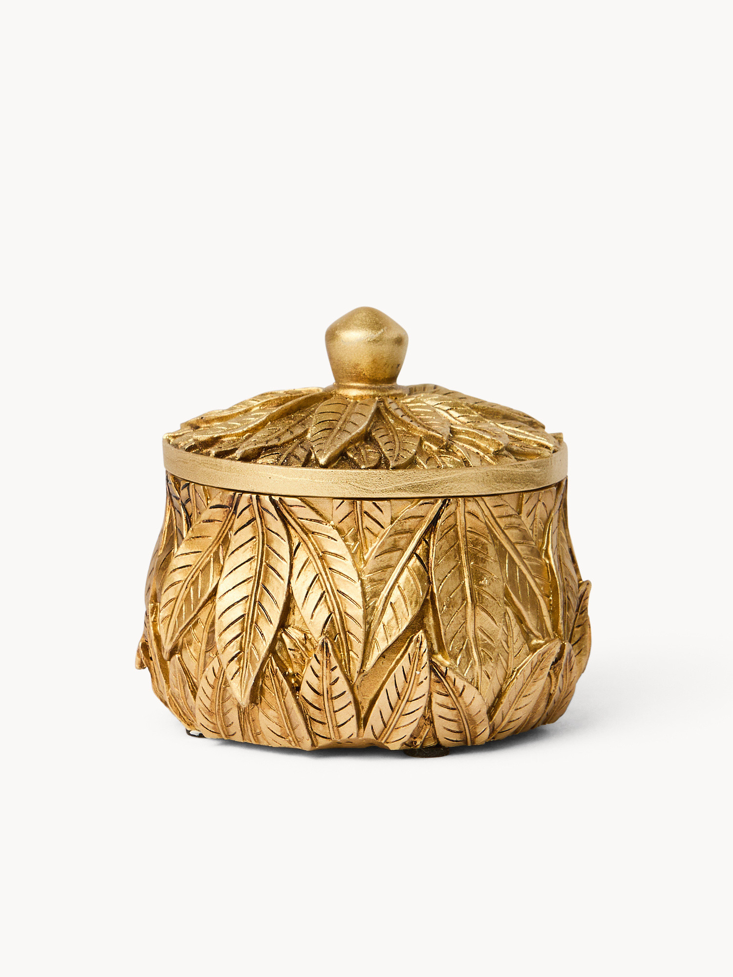 Polyresin jewelry box, Gold, large image number 0