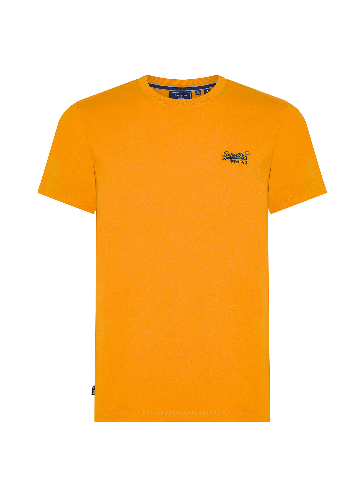 Superdry - T-shirt girocollo con logo, Arancione, large image number 0