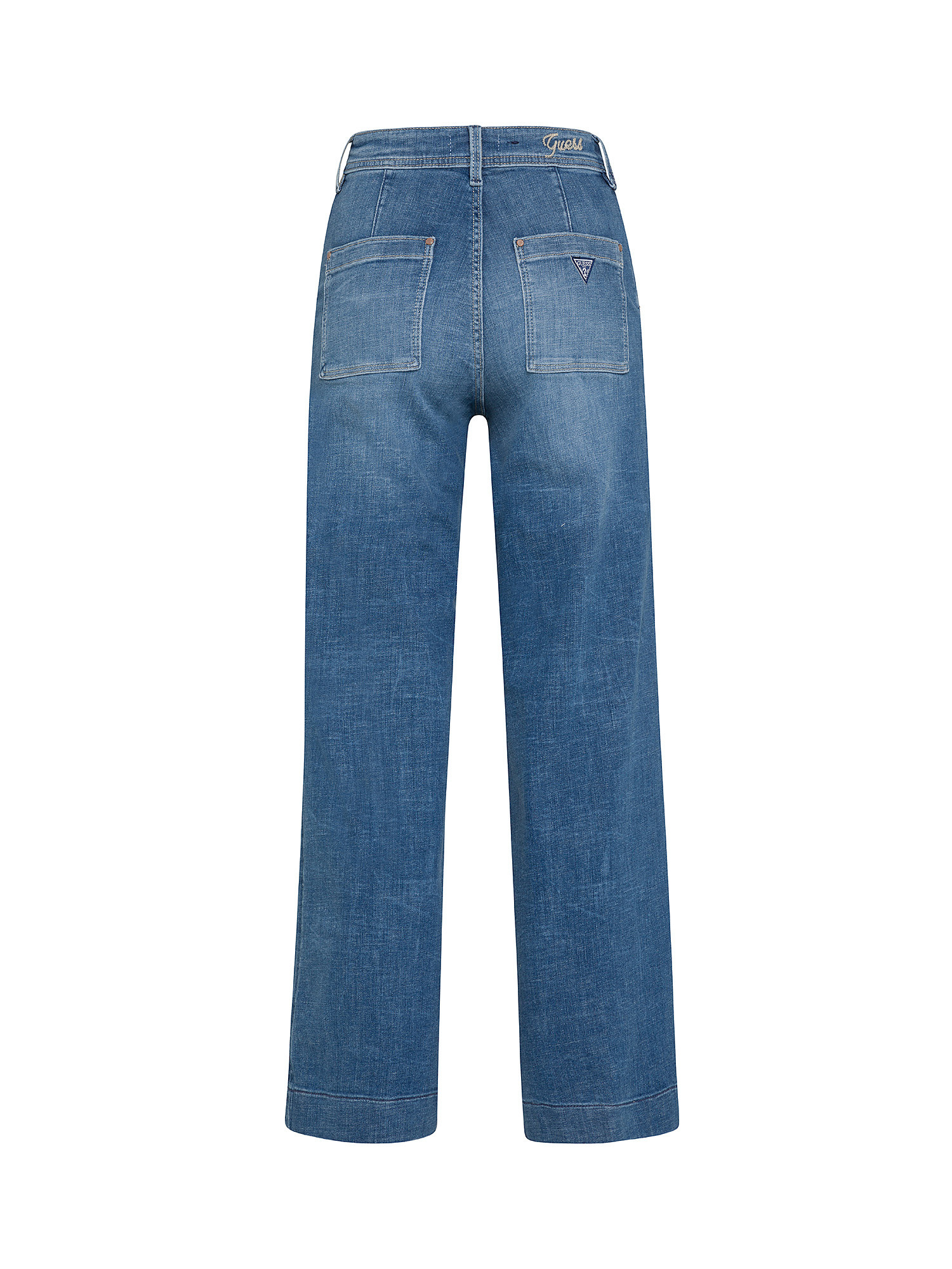 GUESS - Jeans wide leg a vita alta, Denim, large image number 1