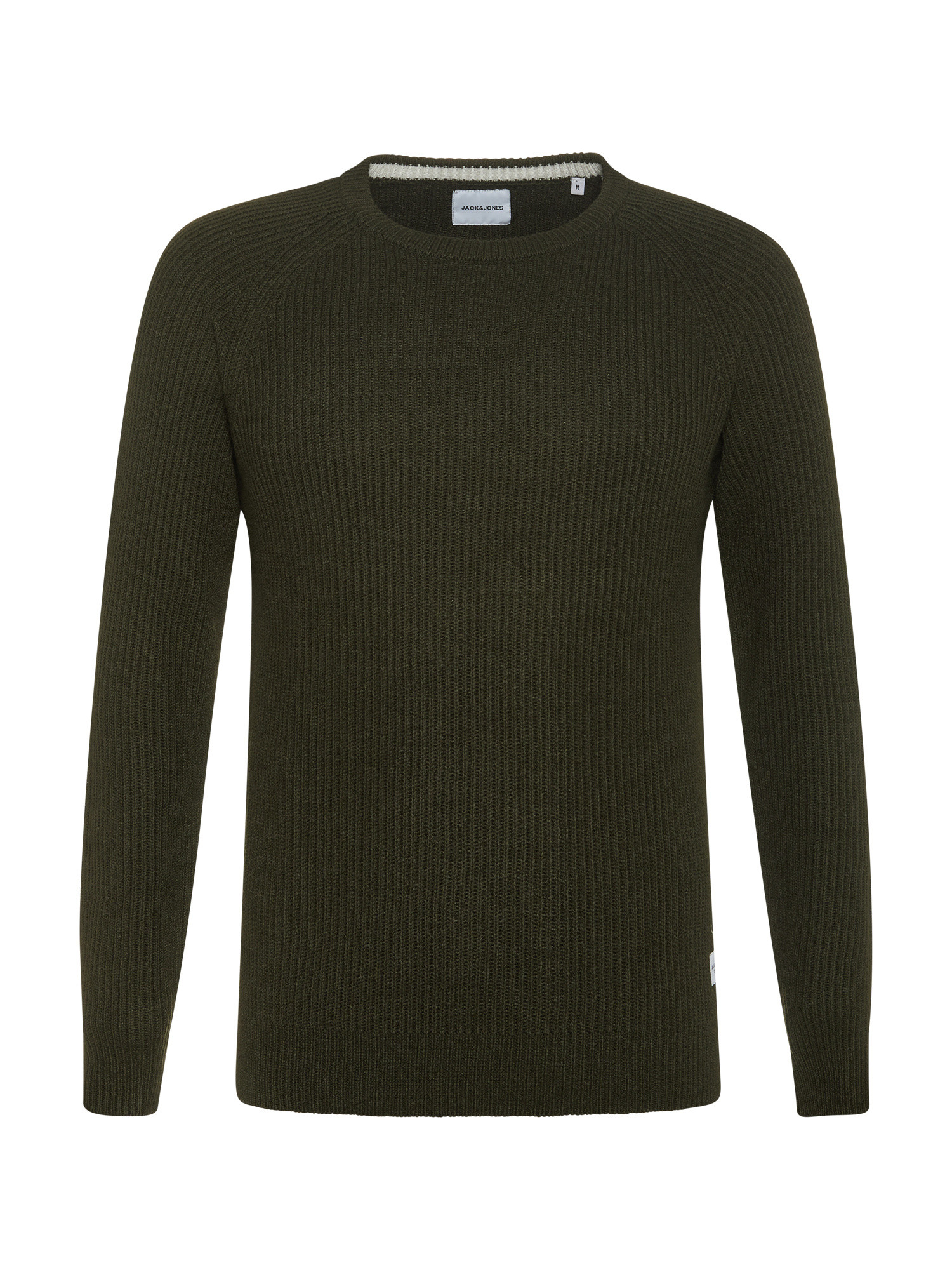 Jack & Jones Ribbed Knitted Sweater, Dark Green, large image number 0
