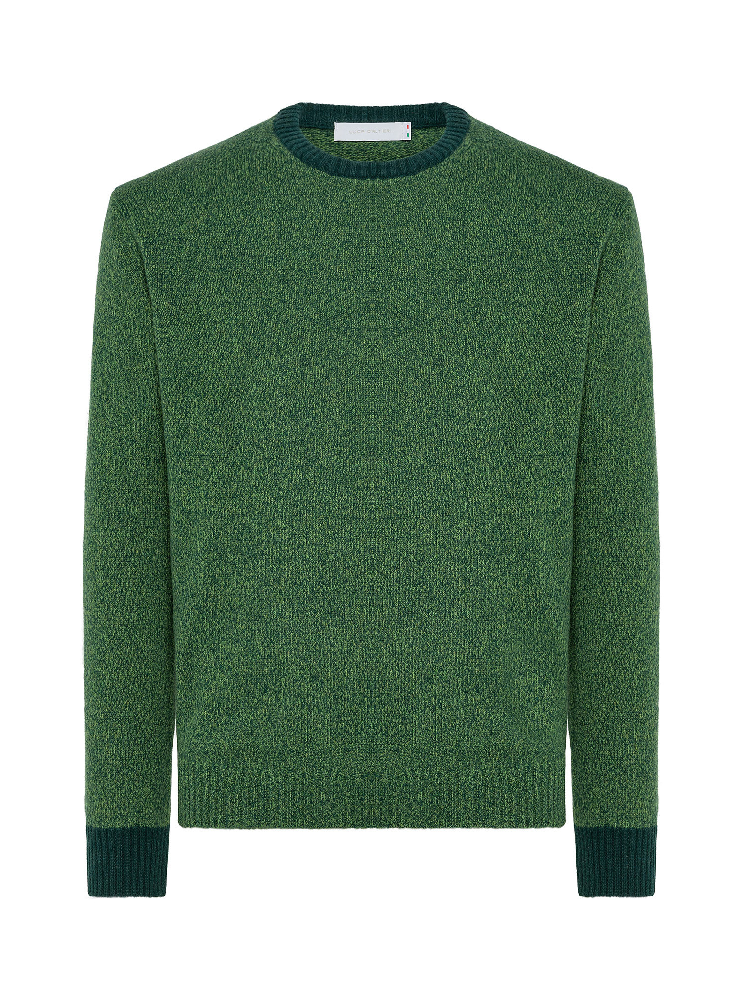 Pullover girocollo, Verde, large image number 0