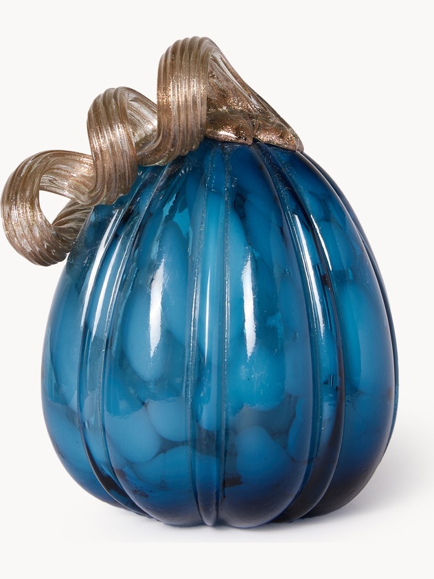 Single-flower vase in colored p&acirc;te glass