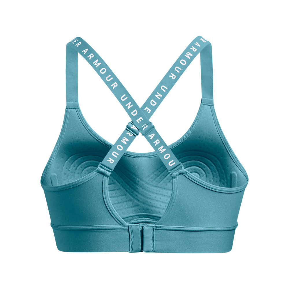 Under Armour - UA Infinity Mid Covered Sports Bra, Light Blue, large image number 1