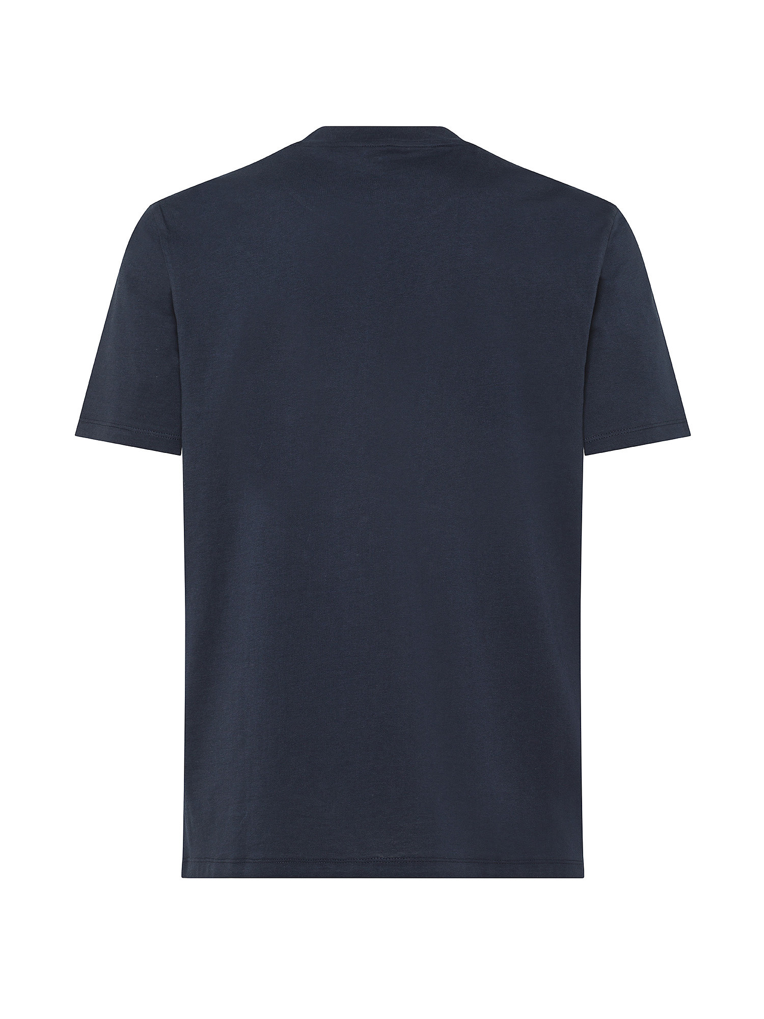 Hugo Logo cotton T-shirt, Dark Blue, large image number 1