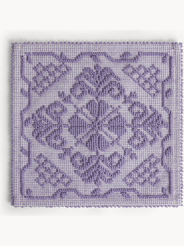 Sardinian placemat in solid color pure cotton