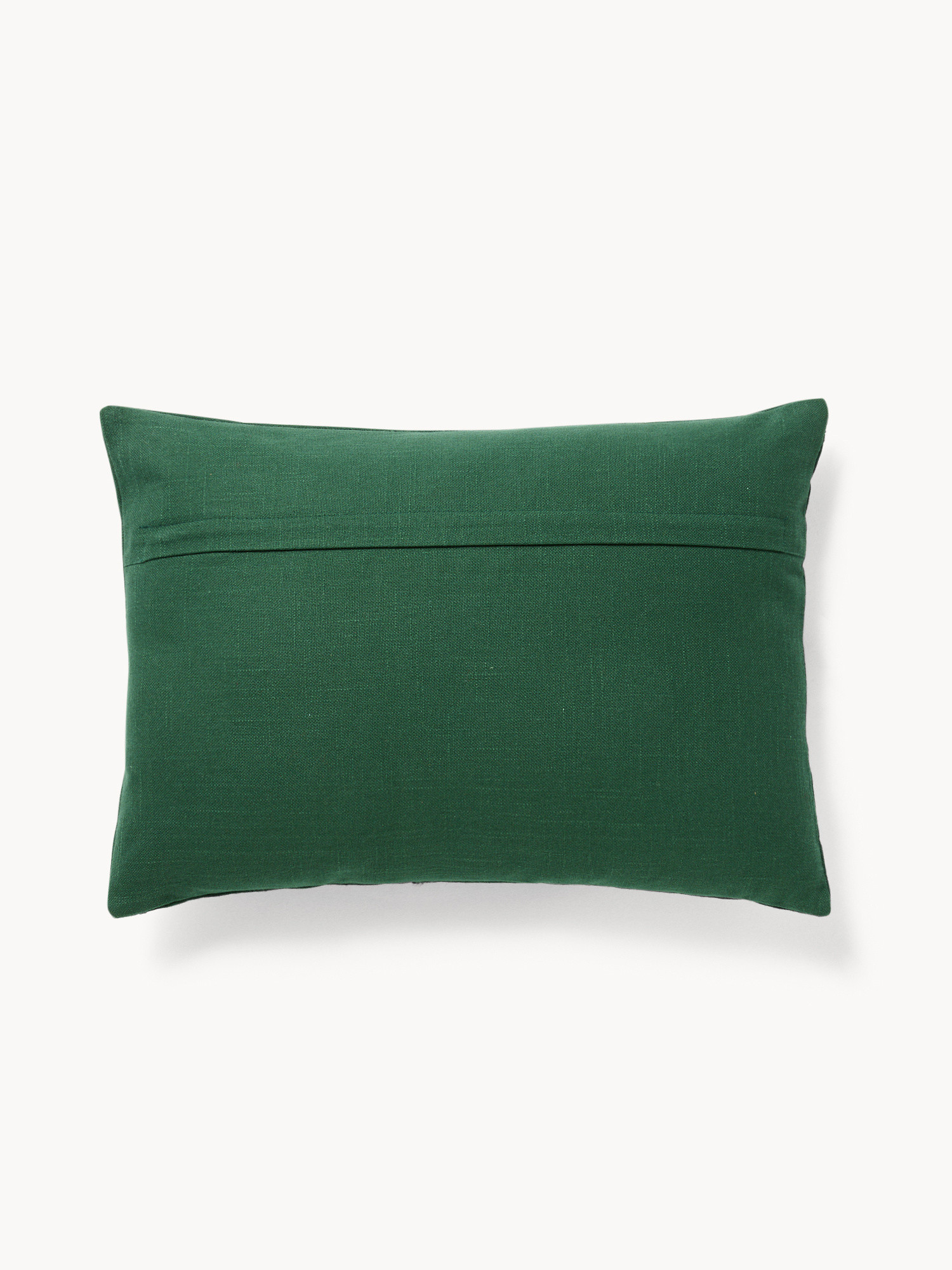 Cuscino 35x50 jacquard agrifolio, Verde, large image number 1