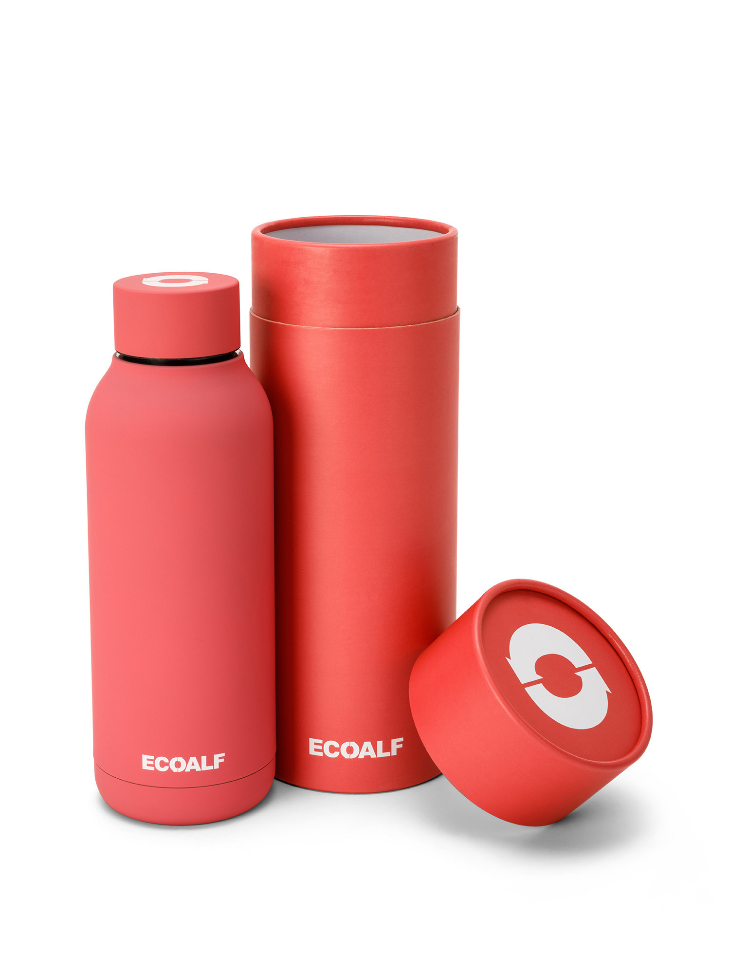 Ecoalf - Bottle with writing, Dark Pink, large image number 1
