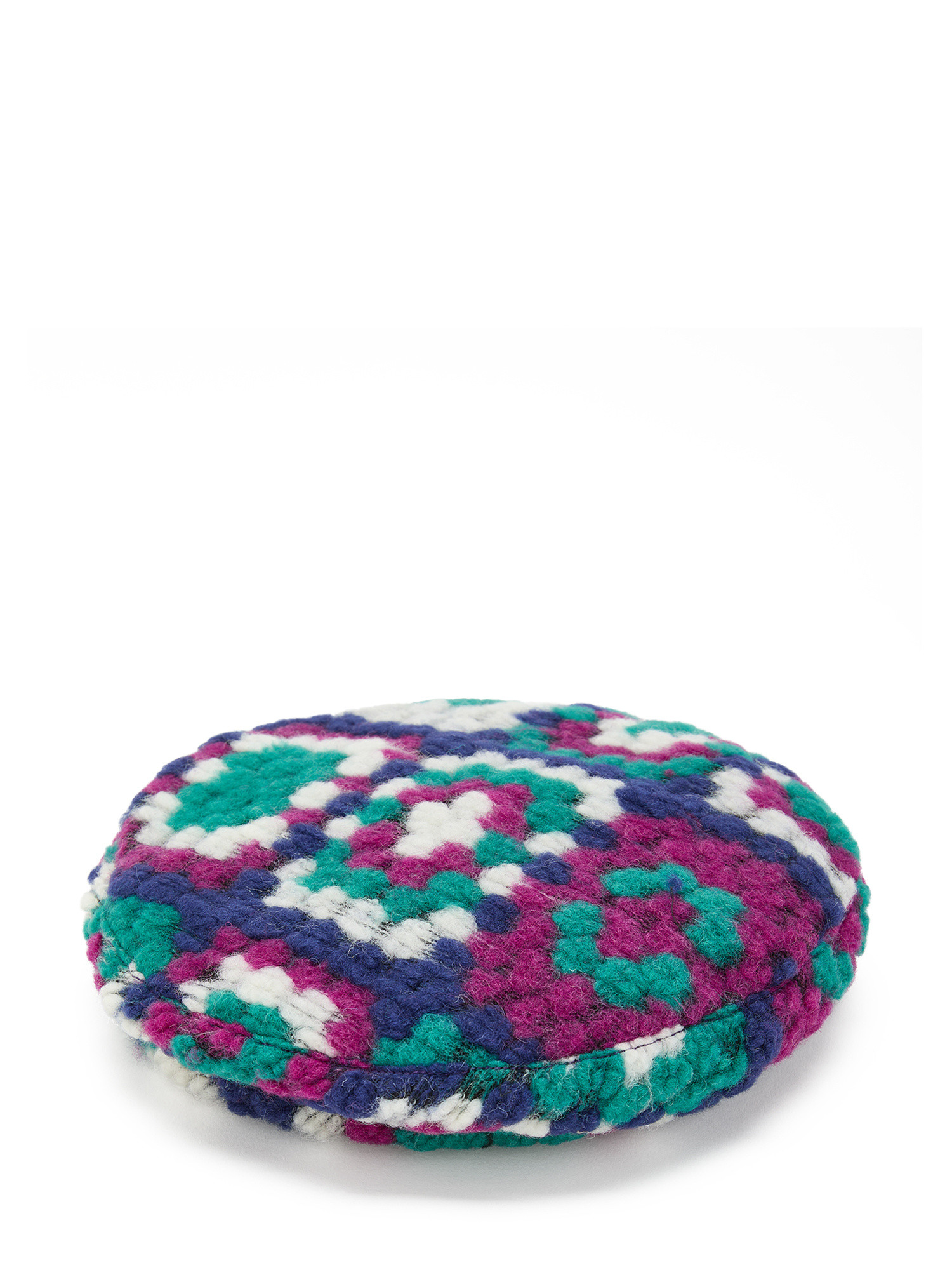 Koan - Crochet effect beret, Green teal, large image number 0