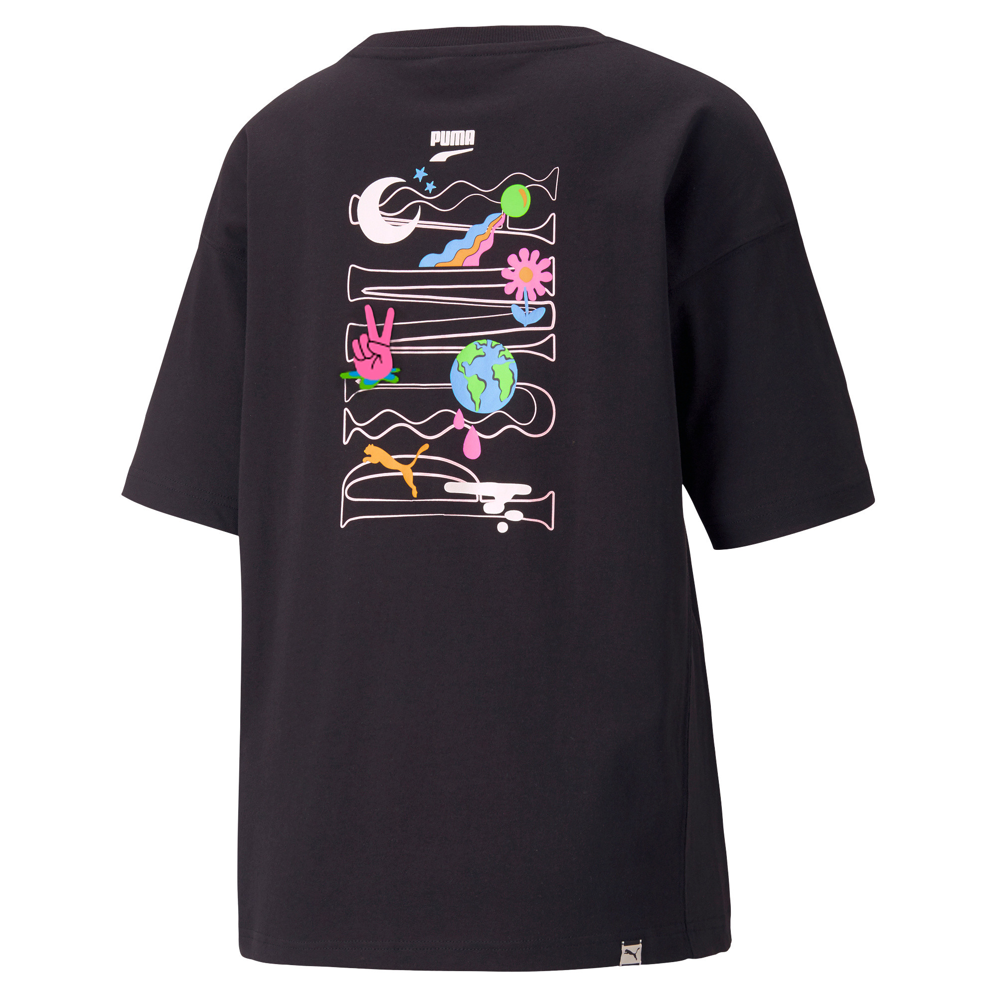 Downtown Graphic Tee, Black, large image number 1