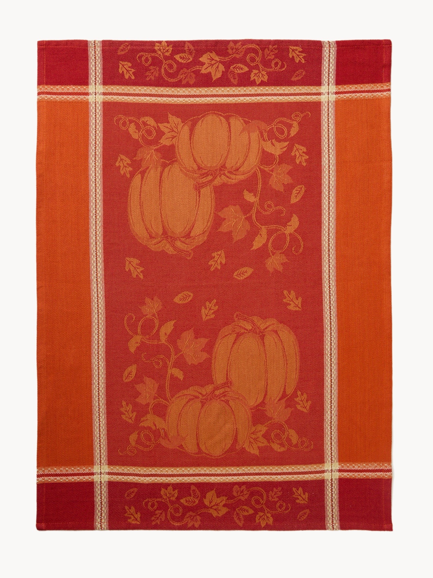 Set of 3 jacquard-weave cotton tea towels, Multicolor, large image number 1
