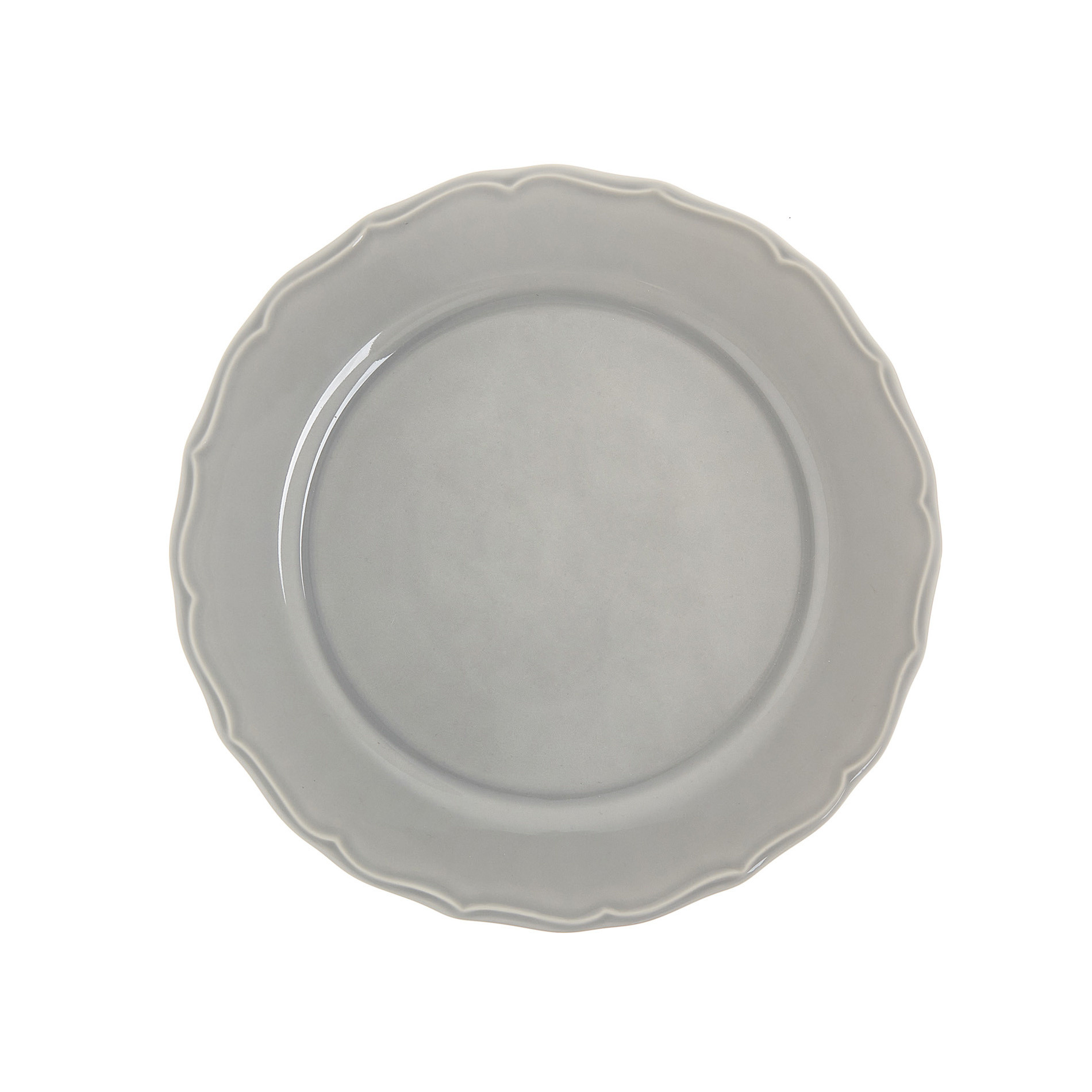 Dona Maria ceramic plate, Grey, large image number 0