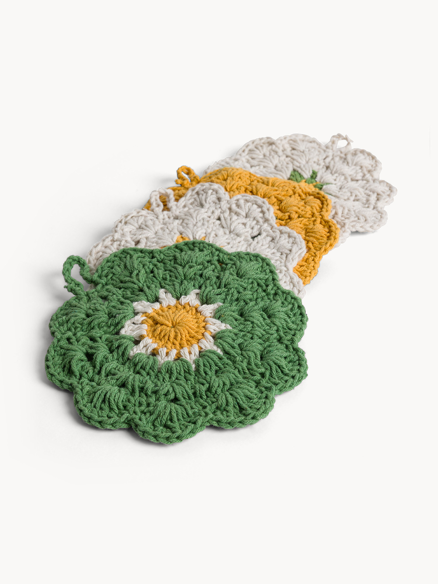 Presina crochet a forma di fiore, Multicolor, large image number 1