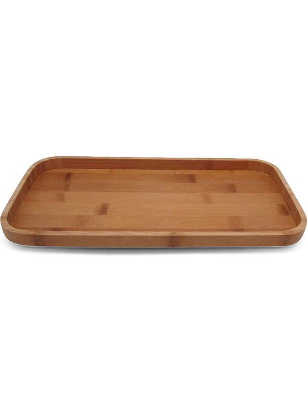 Linea decorative bamboo tray