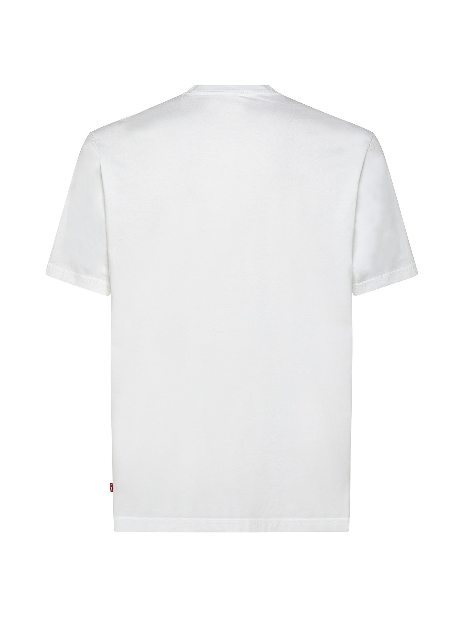 T-shirt con logo, Bianco, large image number 1