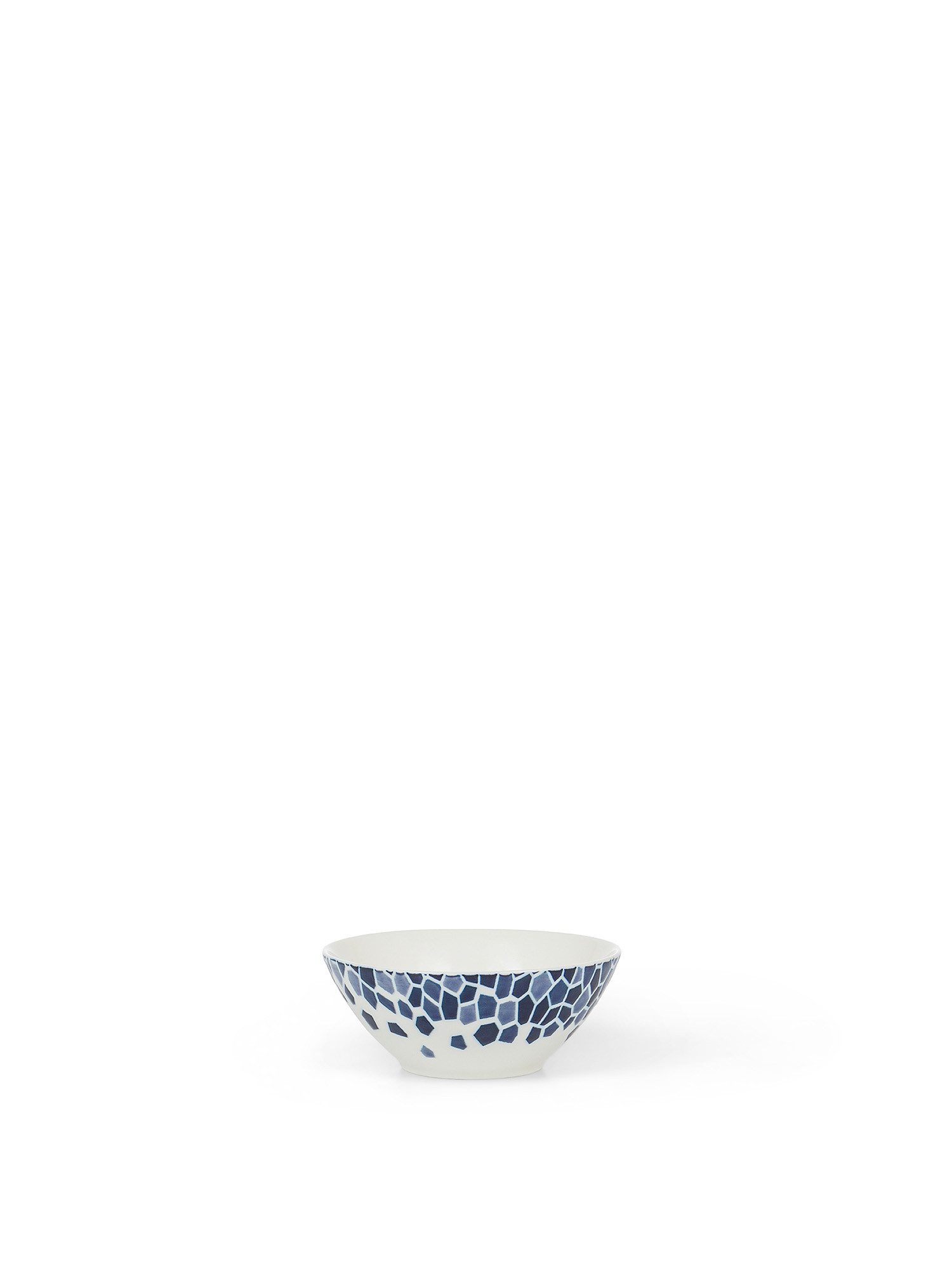 Porcelain bowl with blue mosaic, White / Blue, large image number 0