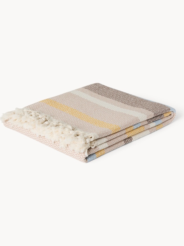 Pure Cotton Jacquard Throw - Introductory Price