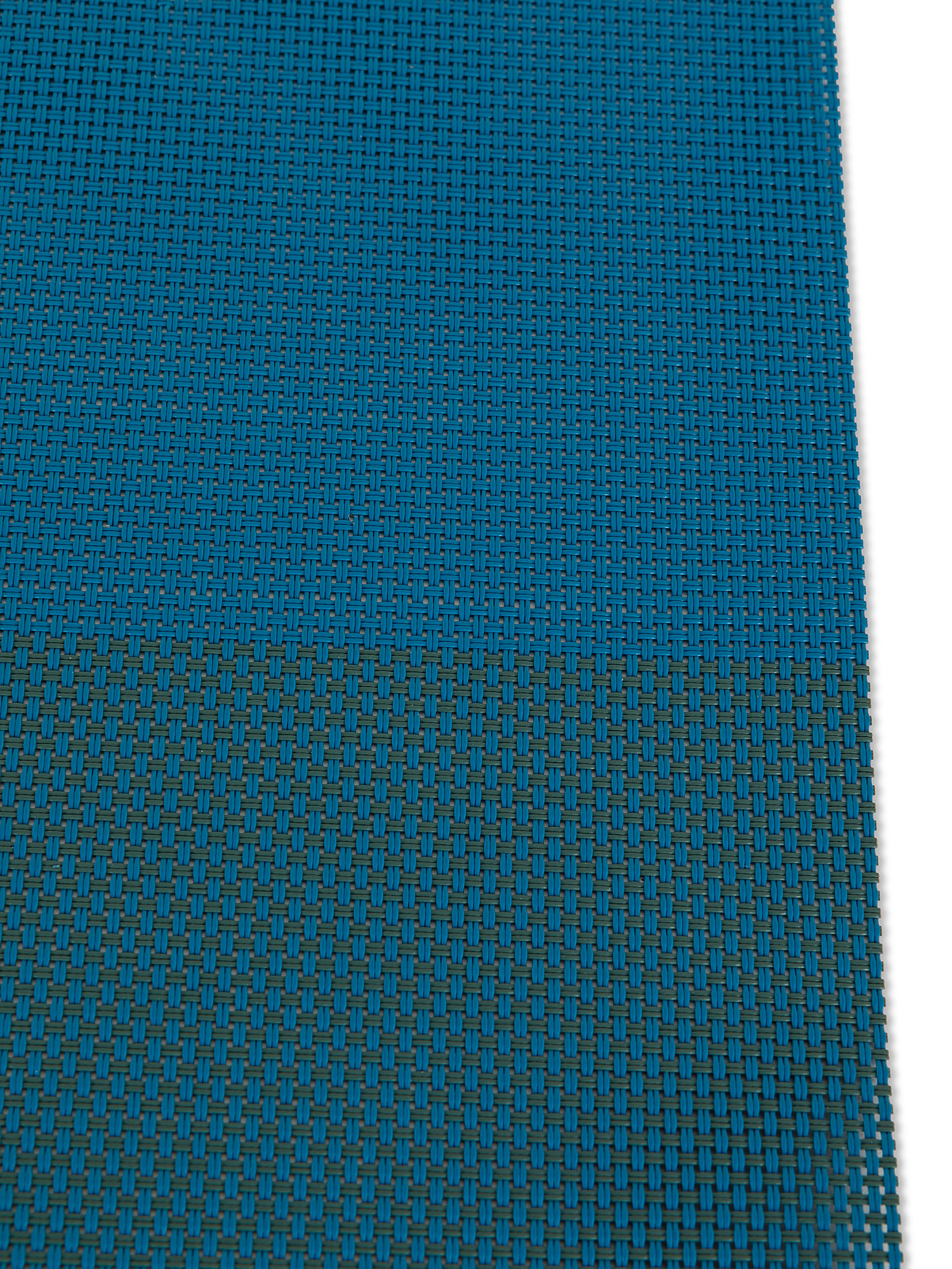 Checkered pattern PVC placemat, Blue, large image number 1